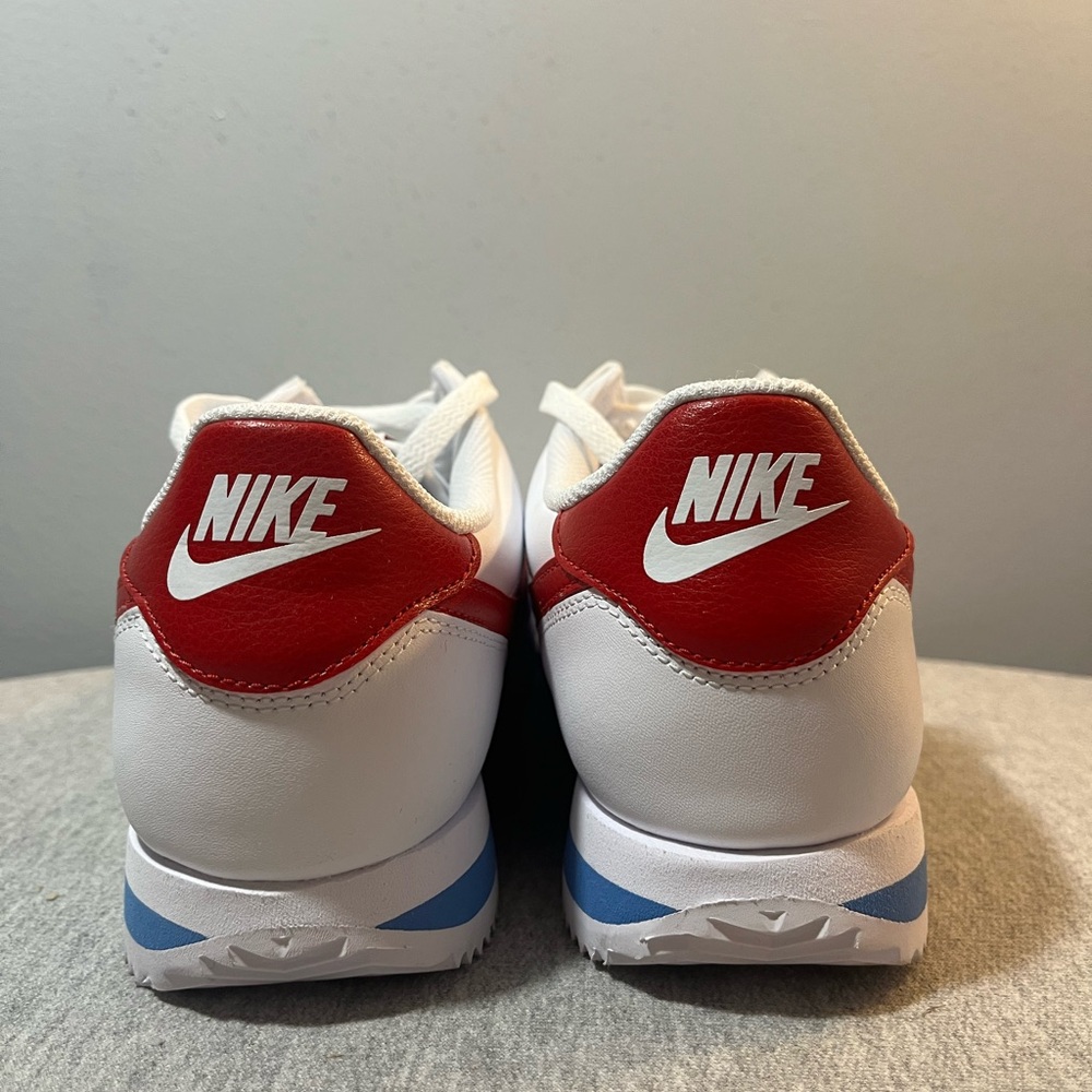 Nike Cortez White Red Varsity Blue Sneaker Men's Shoe Size 10 DM4044-108 - Picture 5 of 11